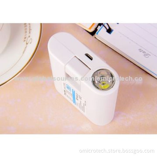 5,200mAh Power Bank with and Super LED Light